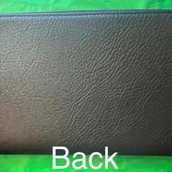 PORTFOLIO WALLET (Black) by Initials - Picture 2 of 3